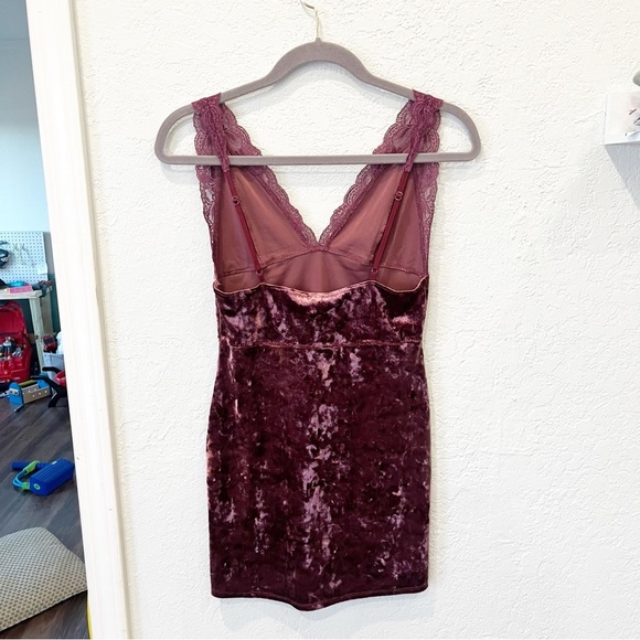 Free People Dress Women's Small Intimately Viper Velvet Chemise Bodycon Slip - Picture 2 of 6